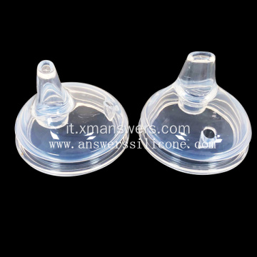 Capezzoli grandi per biberon in silicone a collo largo